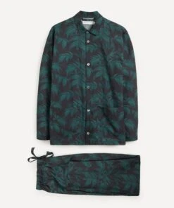 Byron Leaf Cotton Pyjama Set