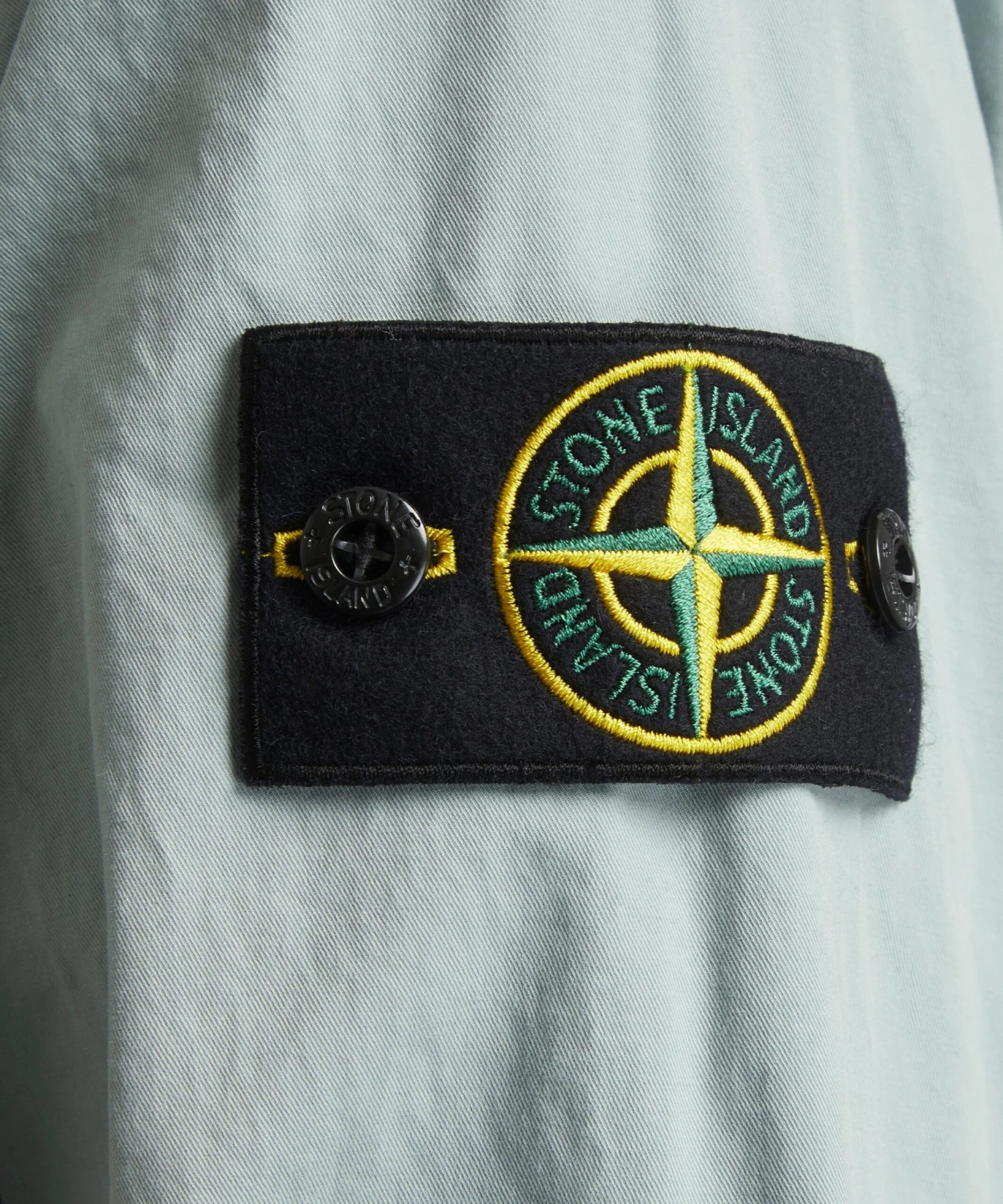 Stone Island Logo-Appliquéd Cotton Twill Overshirt - Image 5