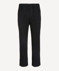 Core Pleated Straight Leg Trousers