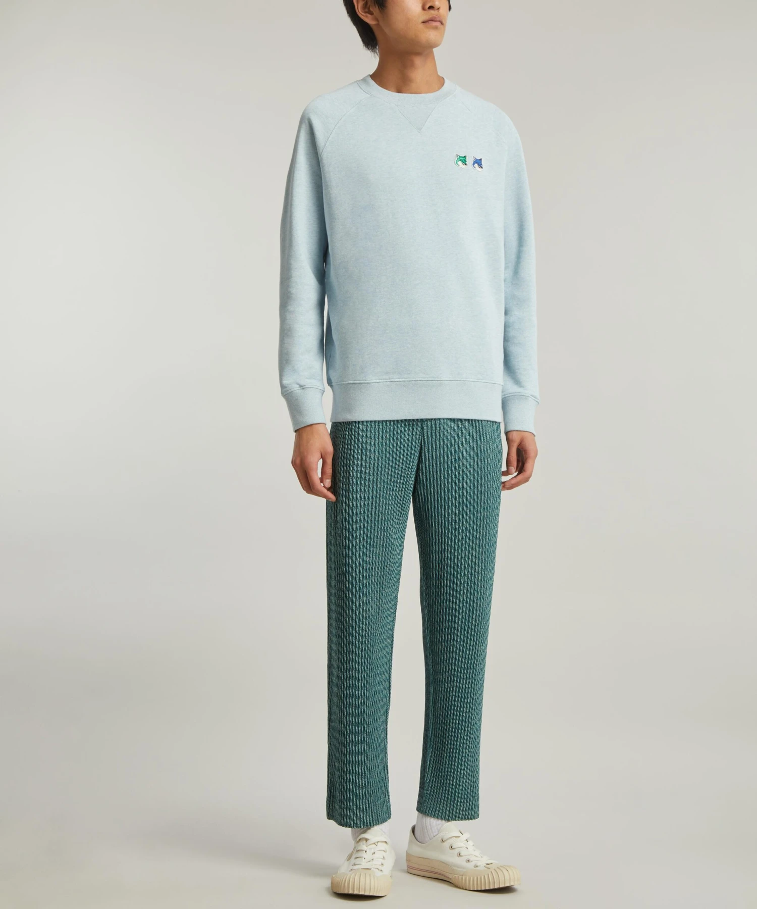 Double Monochrome Fox Head Classic Sweatshirt - Image 2