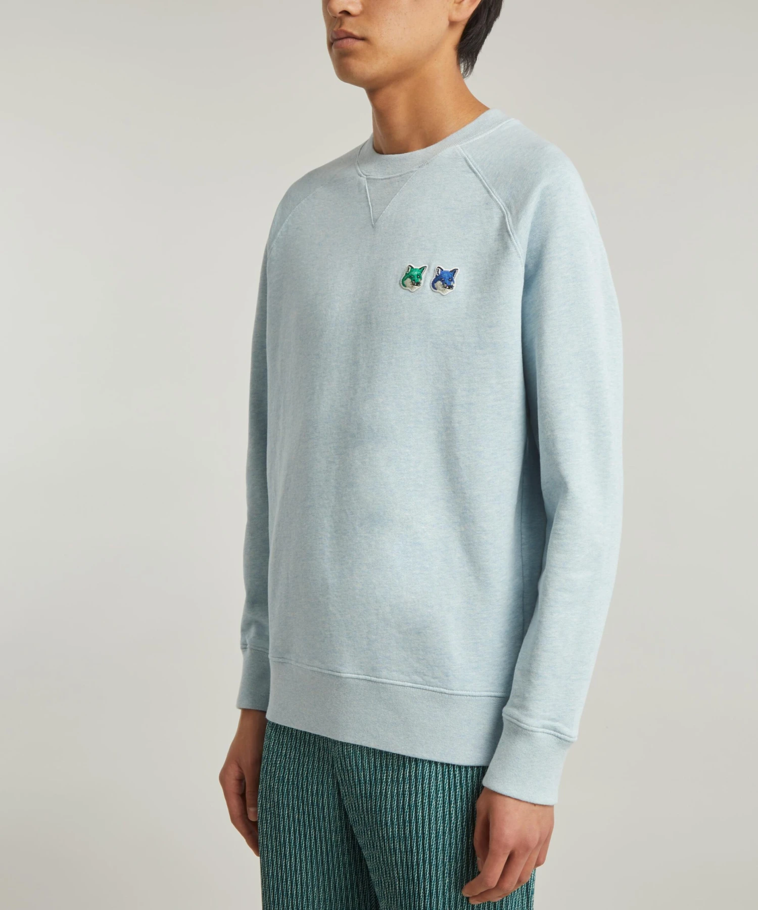 Double Monochrome Fox Head Classic Sweatshirt - Image 3