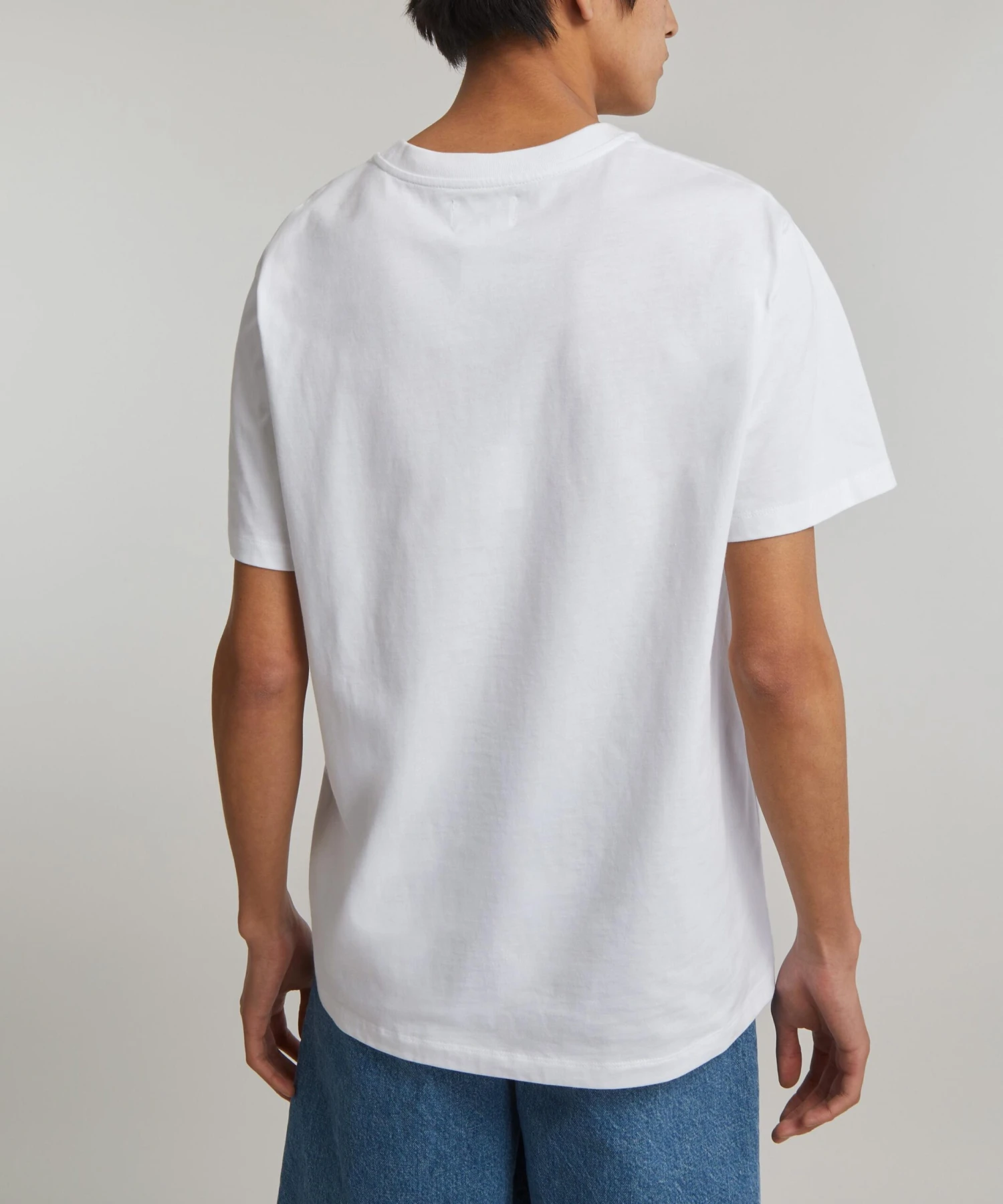 A.P.C. Camo Tana Lawn Cotton Liberty Print Logo T-Shirt - Image 4