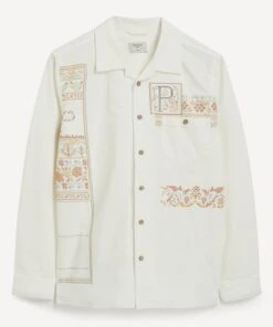 Tapestry Long-Sleeve Cuban Shirt