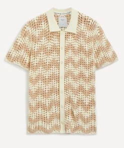 Crochet Cabin Weave Shirt