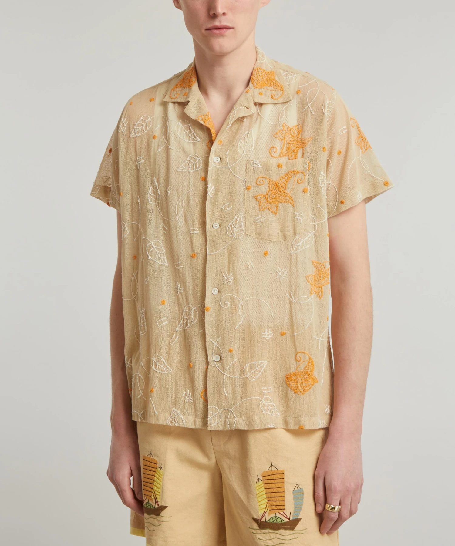 Mesh Lilum Short Sleeve Shirt - Image 3