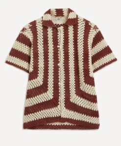 Flagship Paprika Crochet Shirt