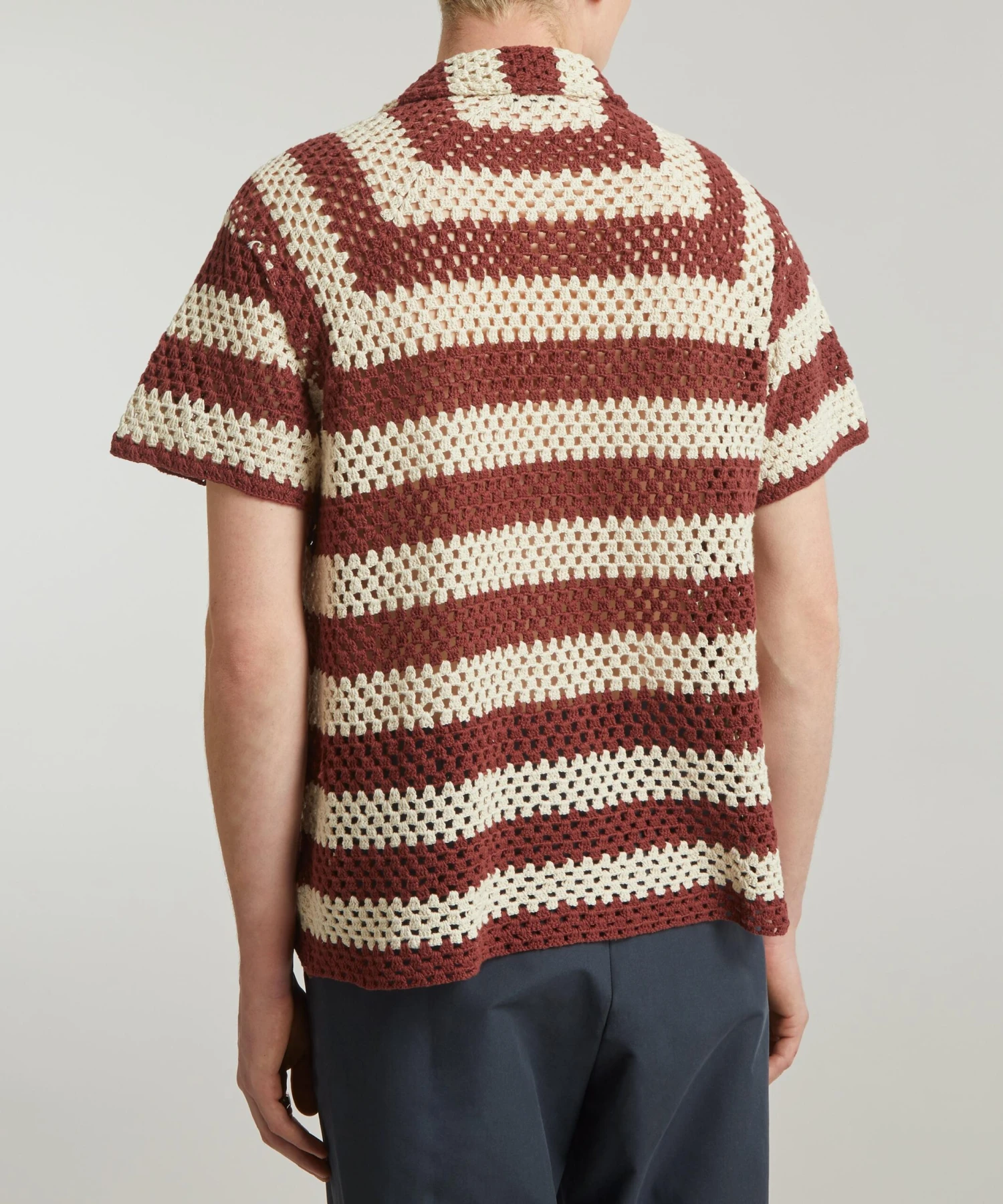 Flagship Paprika Crochet Shirt - Image 4