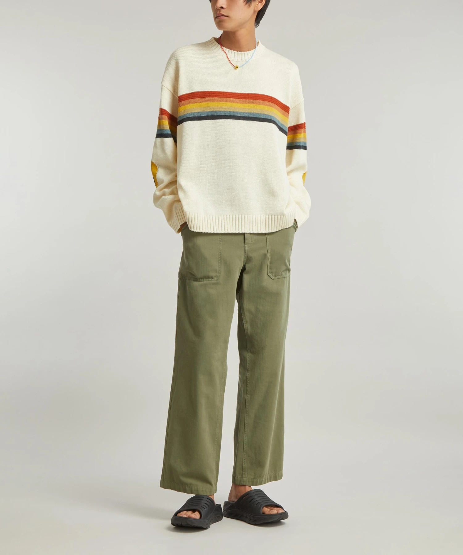 5g Knit Rainbow Smiley Jumper - Image 2