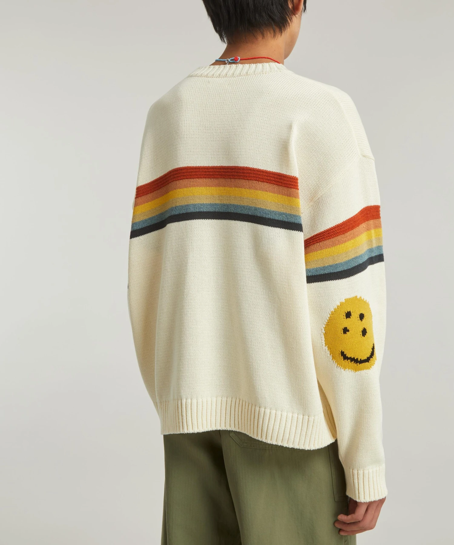 5g Knit Rainbow Smiley Jumper - Image 4