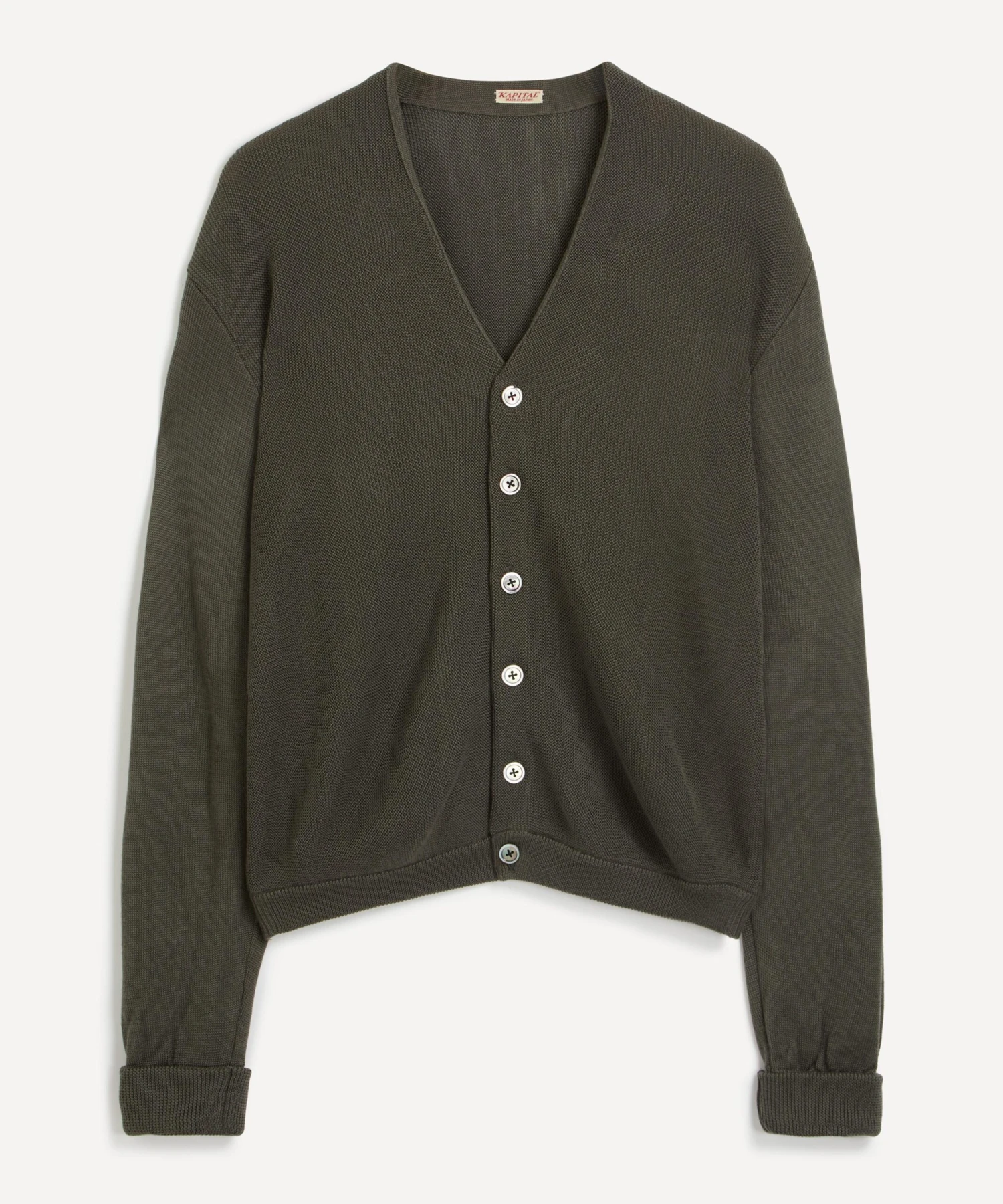 10g ECO Knit Elbow Coneybowy Short Cardigan