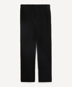 Pleated Slim-Fit Trousers