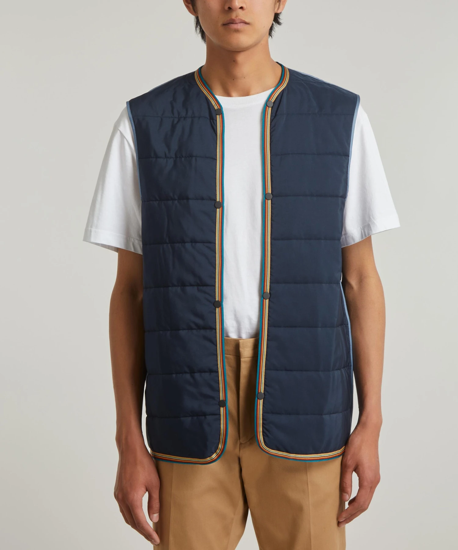 PAUL SMITH ‘Storm System’ Wool Mac With Gilet - Image 6