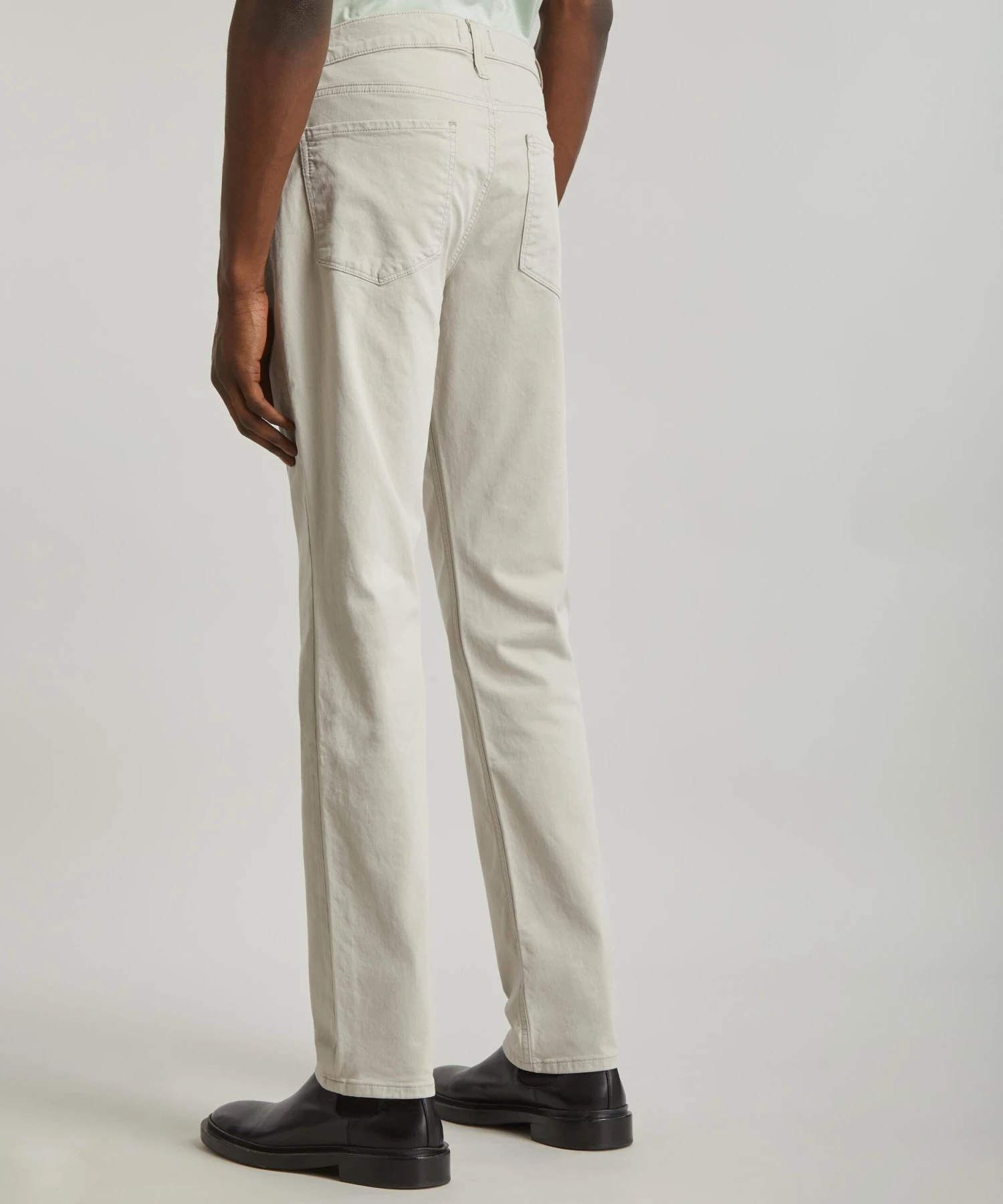Paige Federel Slim-Fit Fresh Oyster Twill Jeans - Image 4