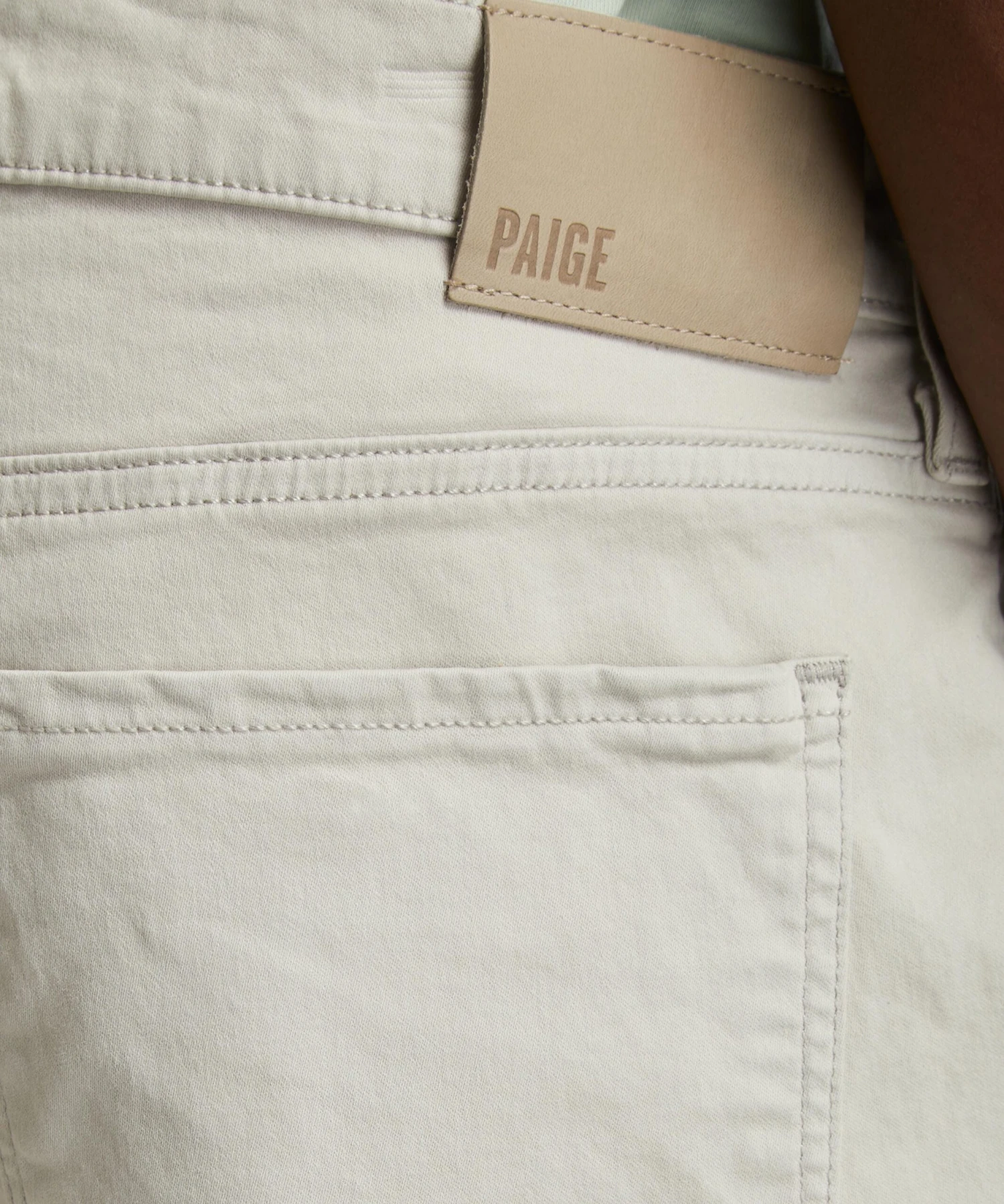 Paige Federel Slim-Fit Fresh Oyster Twill Jeans - Image 5