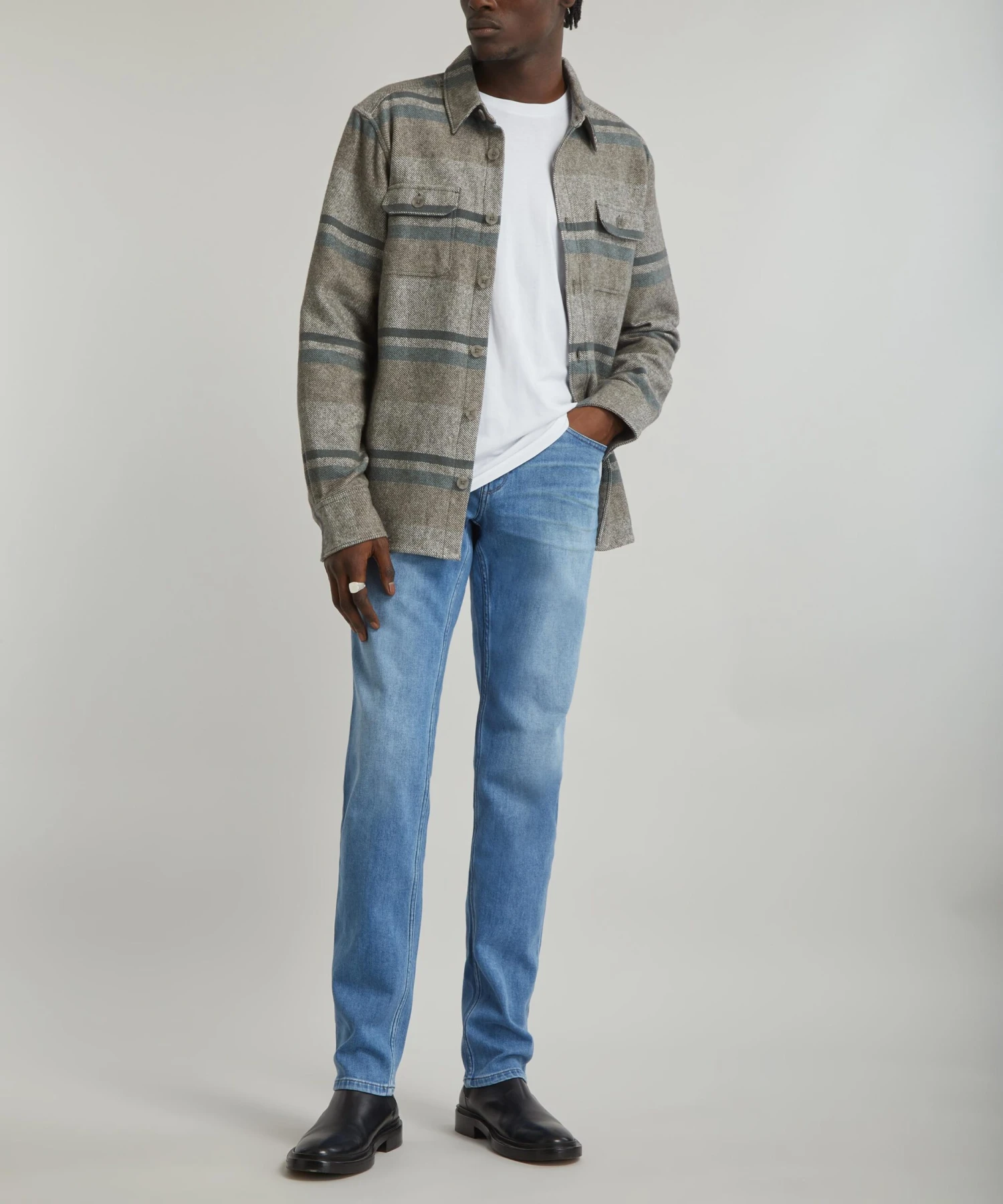 Paige Williams Blue Hickory Overshirt - Image 2