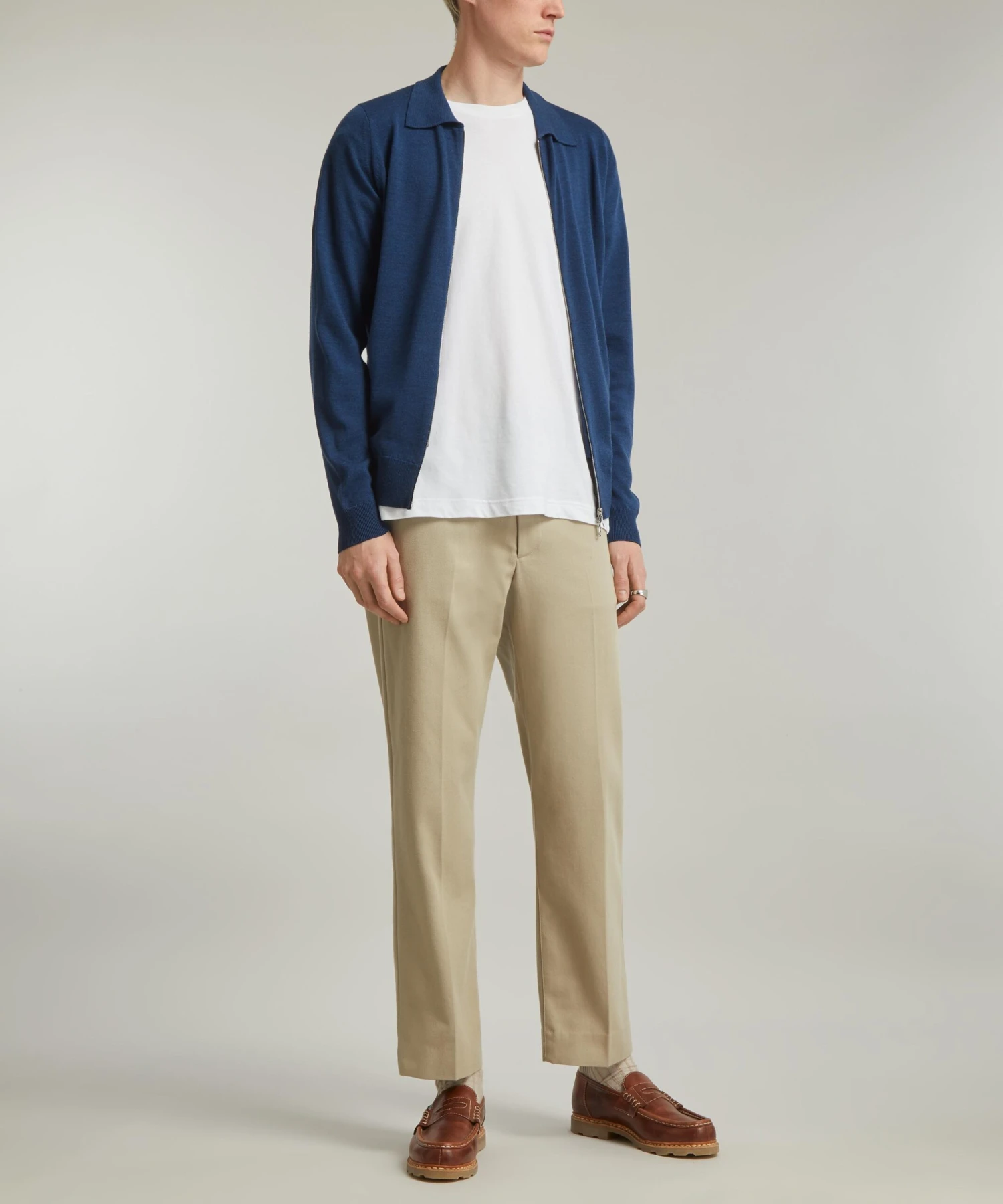 JOHN SMEDLEY Alston Merino-Wool Zip Jacket - Image 2