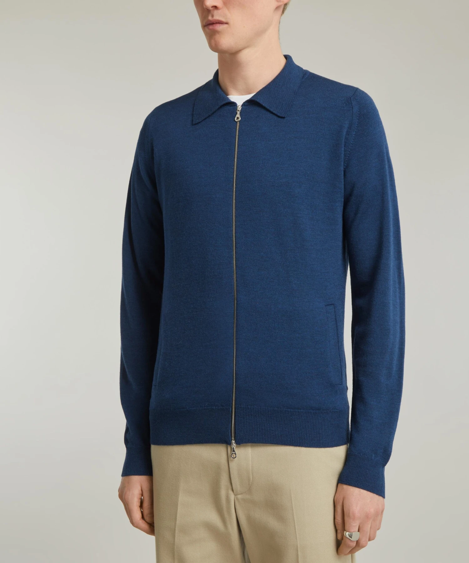 JOHN SMEDLEY Alston Merino-Wool Zip Jacket - Image 3