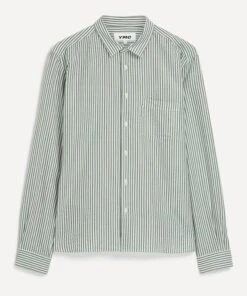 Curtis Green Ecru Stripe Shirt