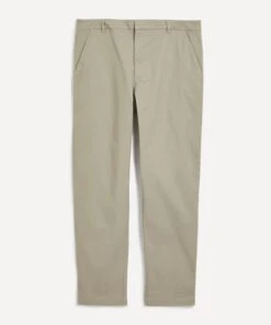 Relaxed Cotton Twill Trousers