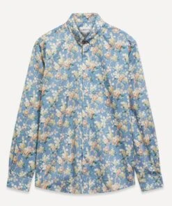 Liberty Josephine Cotton Twill Casual Button-Down Shirt