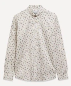Liberty Chiara Cotton Twill Casual Button-Down Shirt