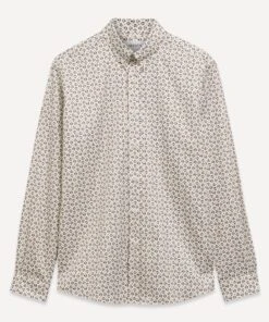 Liberty Moon Dance Cotton Twill Casual Button-Down Shirt