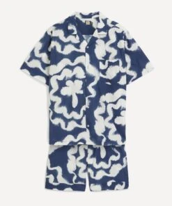 Short Postelsia Cotton Cuban Pyjama Set