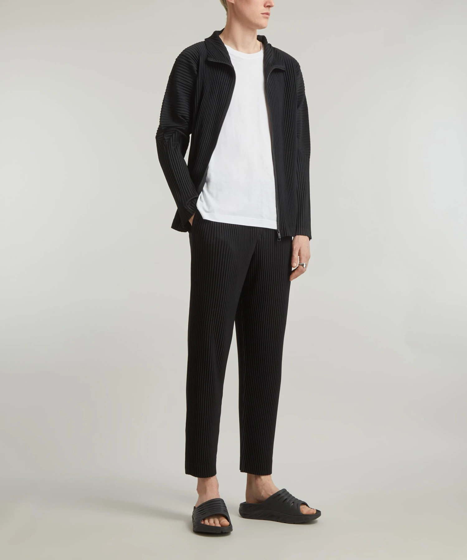 Basics Pleated Shirt Jacket - Image 2