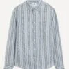 NN07 Arne 5220 Striped Linen Shirt