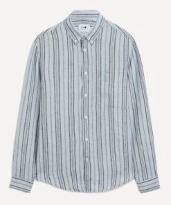 NN07 Arne 5220 Striped Linen Shirt