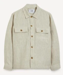 NN07 Wilas 1196 Linen Overshirt
