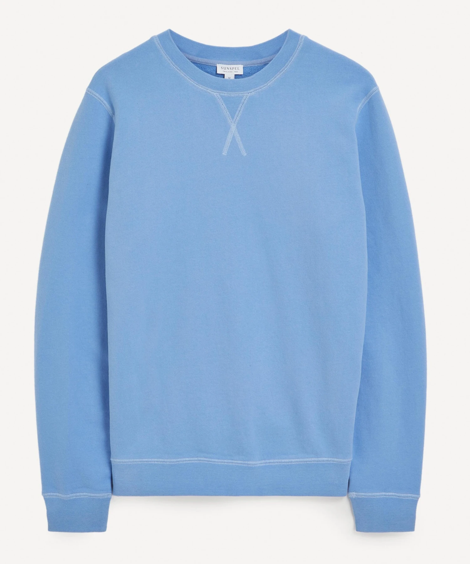 Sunspel Loopback Cool Blue Sweatshirt