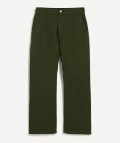 Cotton Fatigue Khaki Trousers