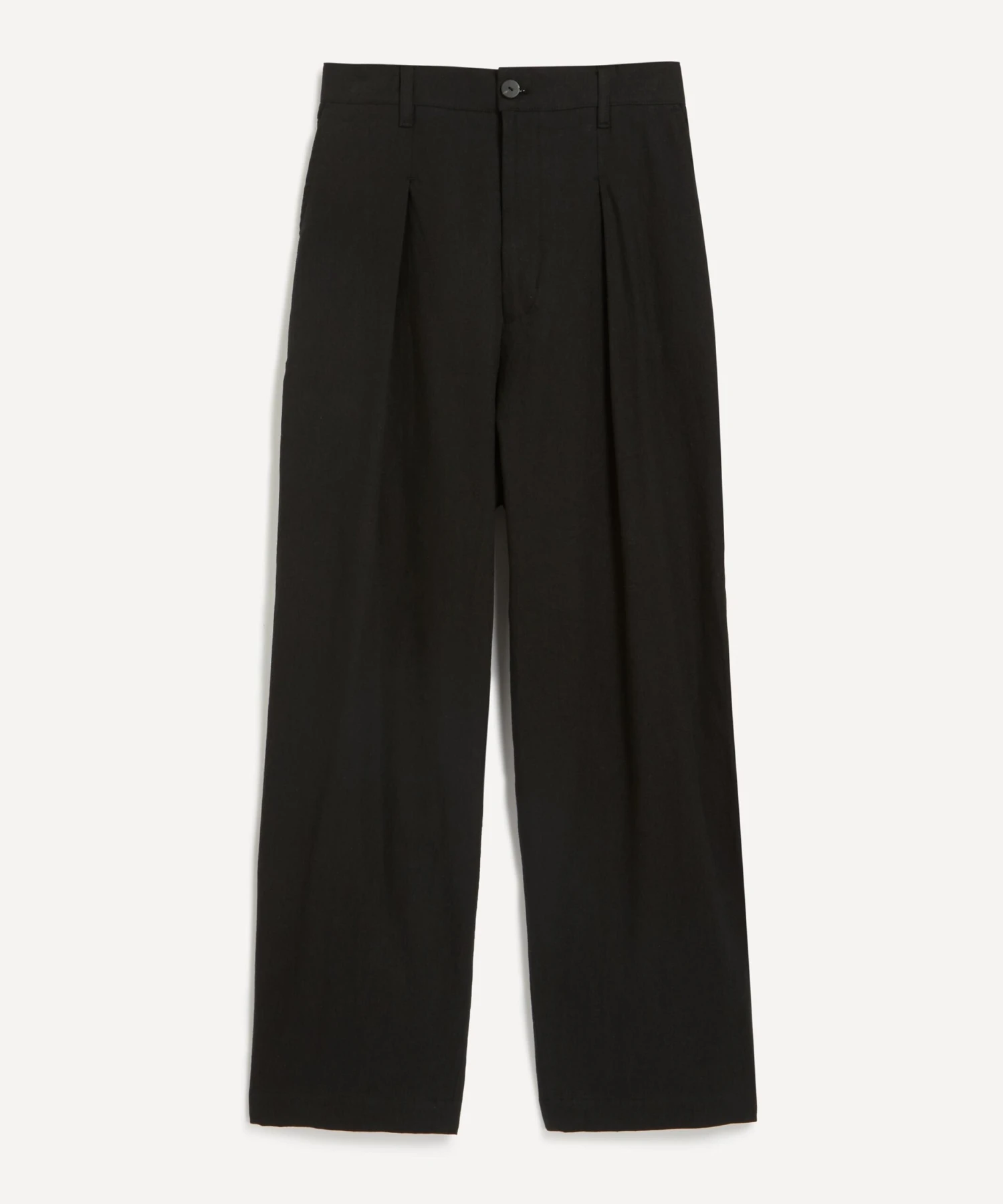 One Tuck Linen Trousers