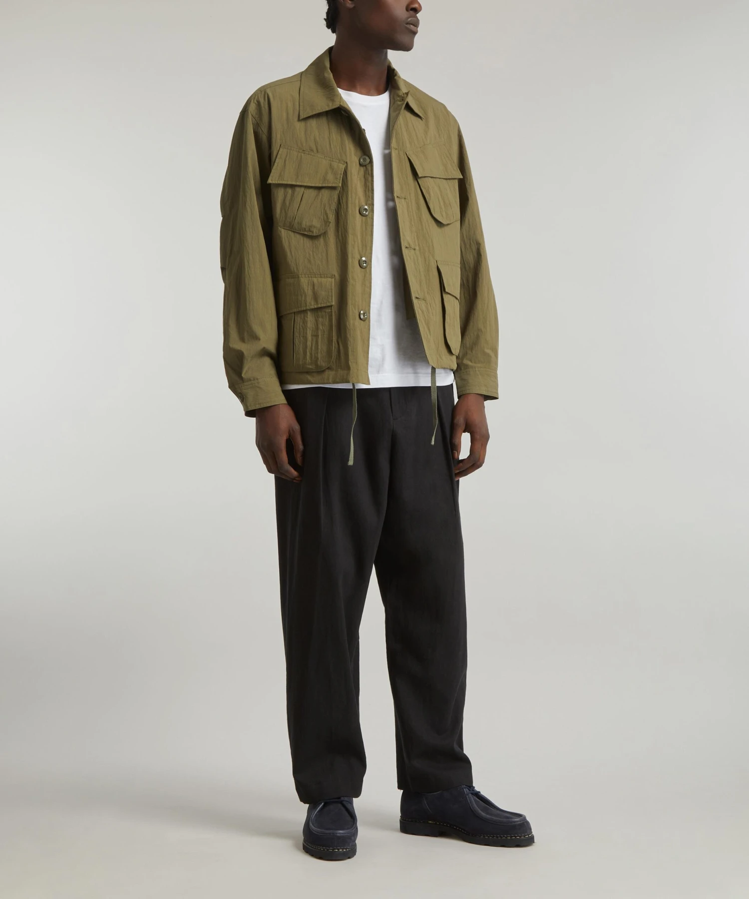 One Tuck Linen Trousers - Image 2